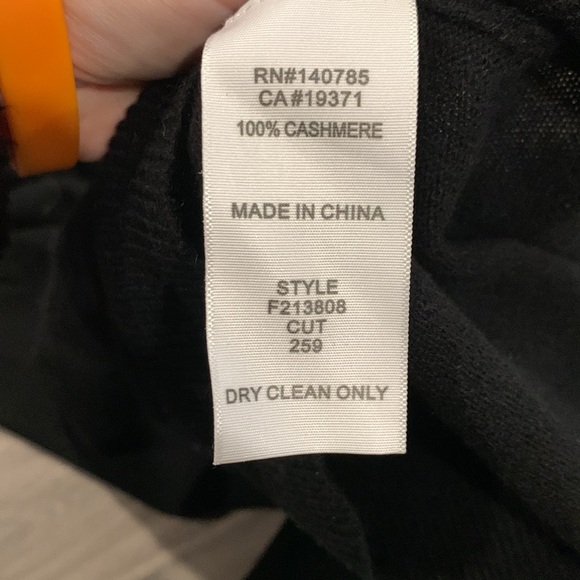 Brochu Walker Black Cashmere Sweater Dress - Picture 4 of 4